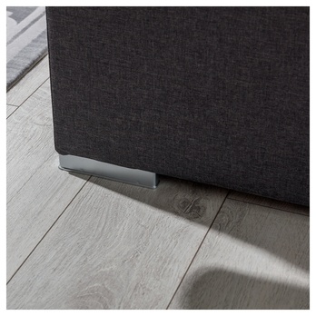 Posteľ s matracom a topperom ROSIE tmavosivá, 180x200 cm 5