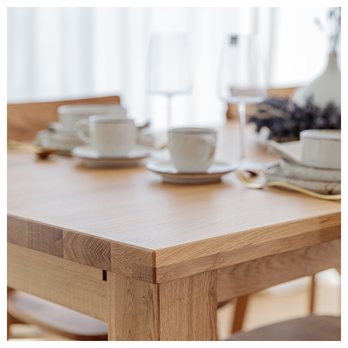 Jedálenský stôl ROSSI dub, 160x90 cm 5