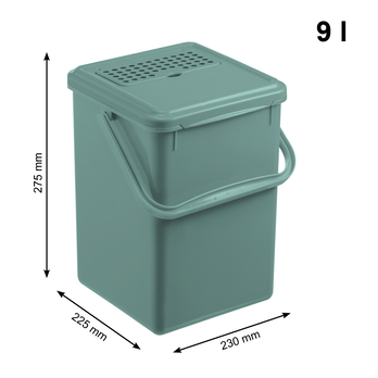 Nádoba na kompost s filtrom ROTHO BIO zelená 4