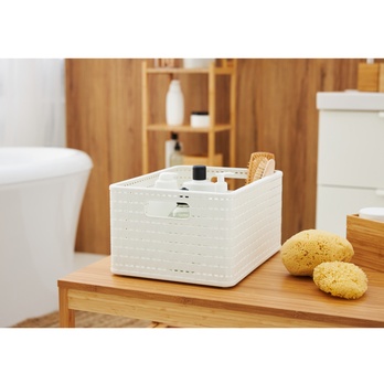 Košík ROTHO COUNTRY A4 biela 1