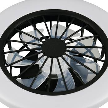 Stropné LED svietidlo s ventilátorom ROTSUND čierna 3