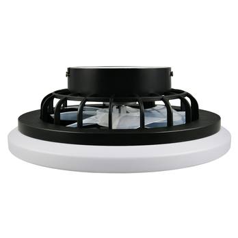 Stropné LED svietidlo s ventilátorom ROTSUND čierna 5