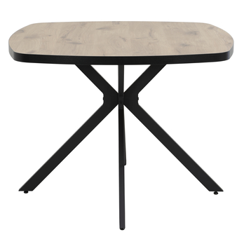 Jedálenský stôl ROTTERDAM dub viking/čierna 2