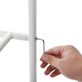 Stojan na šaty ROUEN biela 4