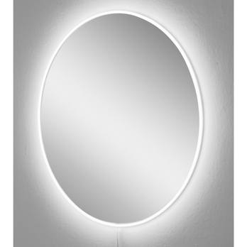 Zrkadlo s LED osvetlením ROUND biela 2