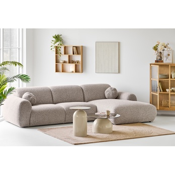 Konferenčný stolík ROVILLU I béžová/sivá 3