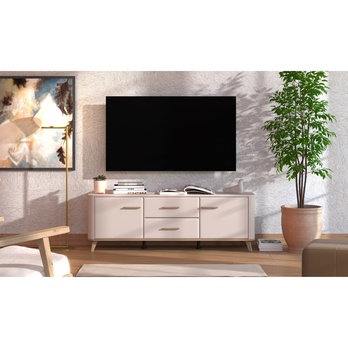 TV komoda ROWEN kašmírová/dub artisan, šírka 154 cm 1