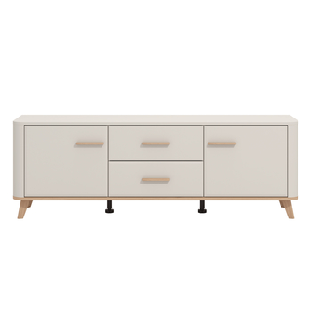 TV komoda ROWEN kašmírová/dub artisan, šírka 154 cm 4