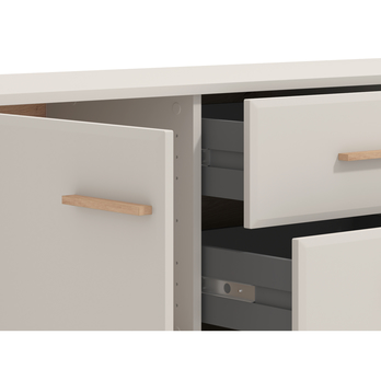 TV komoda ROWEN kašmírová/dub artisan, šírka 154 cm 5