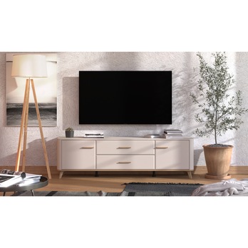 TV komoda ROWEN kašmírová/dub artisan, šírka 180 cm 1