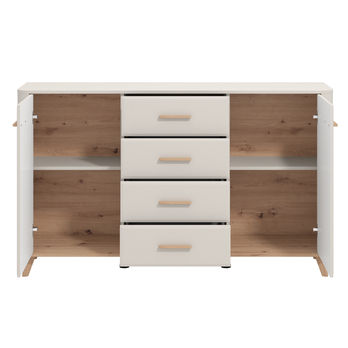 Komoda ROWEN kašmírová/dub artisan, šírka 154 cm 2