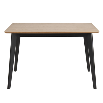 Jedálenský stôl ROXBY 4 prírodná/čierna 2