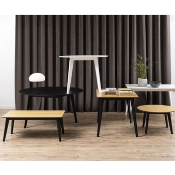 Jedálenský stôl ROXBY 4 prírodná/čierna 7