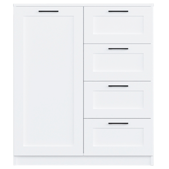 Komoda ROYAL 4 matná biela 2