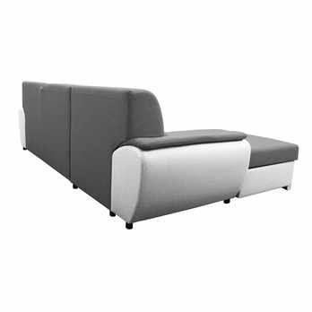 Sedacia súprava ROYAL MINI ľavá, sivá/biela 4