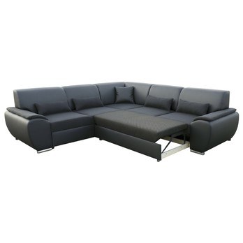 Sedacia súprava ROYAL ľavá, čierna 2