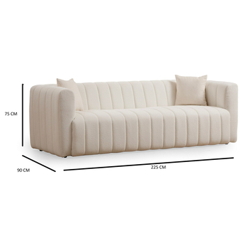 Pohovka ROYAL krémová 5