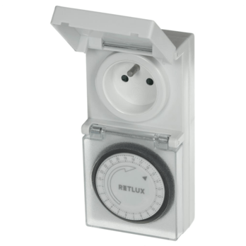 Vonkajšia mechanická spínacia zásuvka RST12MDO biela, denná 1