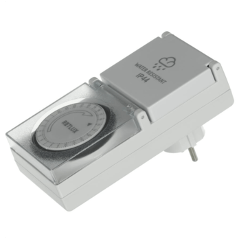 Vonkajšia mechanická spínacia zásuvka RST12MDO biela, denná 2