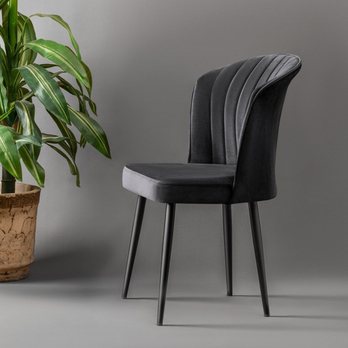 Jedálenská stolička RUBI 2 čierna. sada 4 ks 4