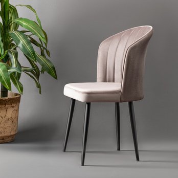 Jedálenská stolička RUBI hnedá/čierna, sada 2 ks 2