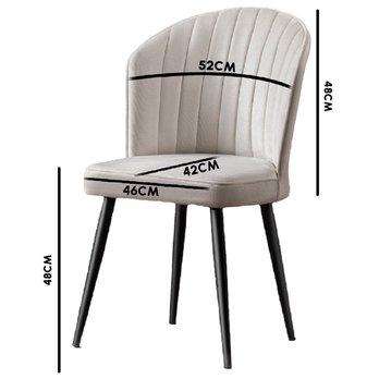 Jedálenská stolička RUBI žltá/čierna, sada 2 ks 3