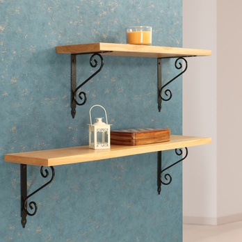 Nástenná polica RUNAL dub, šírka 150 cm 1