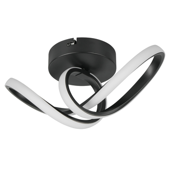 Stropné LED svietidlo RUSA čierna 1