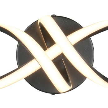 Stropné LED svietidlo RUSA čierna 3