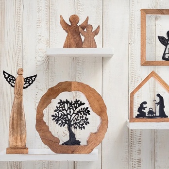 Dekorácia strom života RUSSEL mango/čierna 3