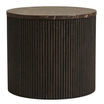 Prístavný stolík RUTO tmavohnedá 2