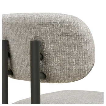 Jedálenská stolička RUYON svetlosivá 4