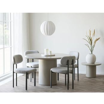 Jedálenská stolička RUYON svetlosivá 5