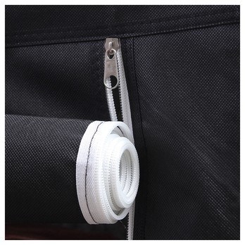 Látková šatníková skriňa RYG12 čierna 14