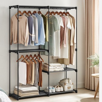 Stojan na šaty RYGO čierna 1