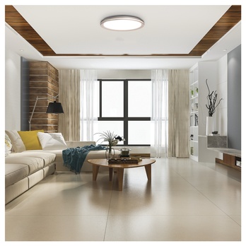 Stropné svietidlo SABI biela/staroružová, priemer 50 cm 1