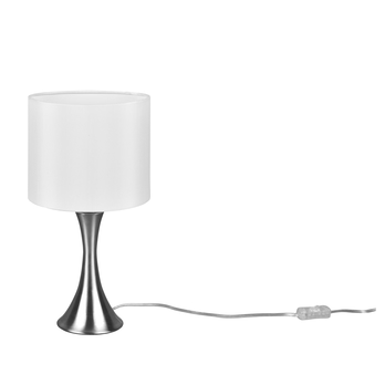 Stolná lampa SABIA nikel/biela 1