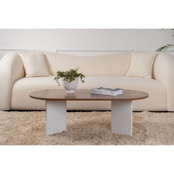 Konferenčný stolík SABLE orech/biela 2