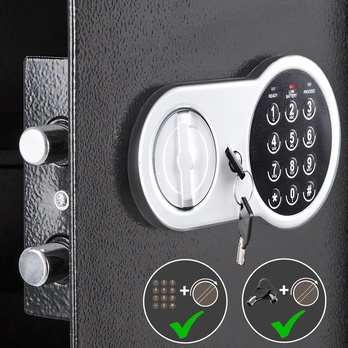 Digitálny trezor SAFES čierna 7