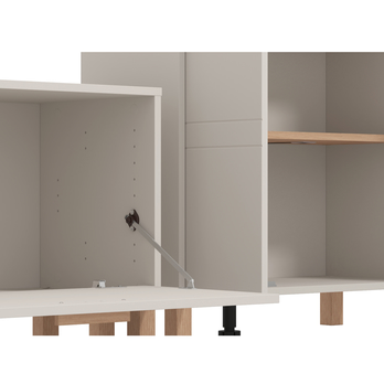 Obývacia stena SAICHIRO kašmírová/dub artisan 8