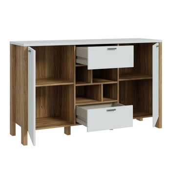 Komoda SAITAMA II dub mauvella/sivá 3