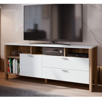 TV komoda SAITAMA R dub mauvella/sivá 1