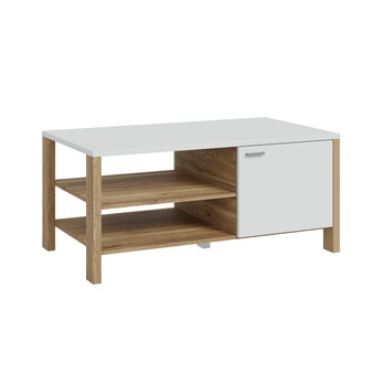 Konferenčný stolík SAITAMA dub mauvella/sivá 4