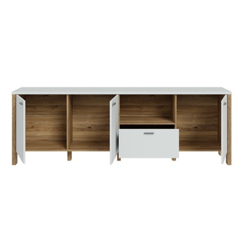 TV komoda SAITAMA dub mauvella/sivá 2
