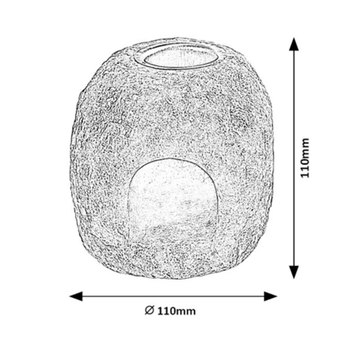 Soľná lampa SALTOR oranžová 4