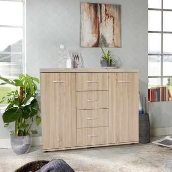 Komoda SALVA 5 dub sonoma 1