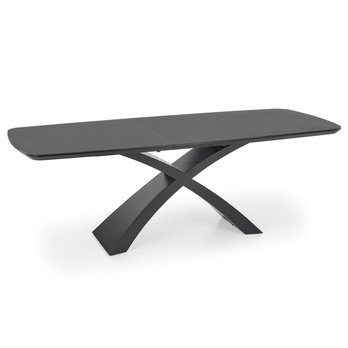 Jedálenský stôl SALVISTRU tmavosivá/čierna 2