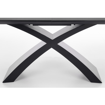 Jedálenský stôl SALVISTRU tmavosivá/čierna 4