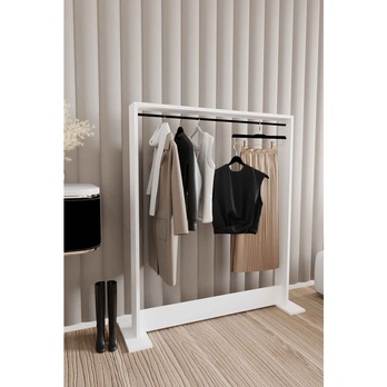 Stojan na šaty SALVITOR biela 1