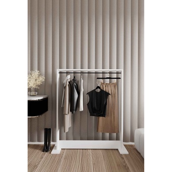 Stojan na šaty SALVITOR biela 2